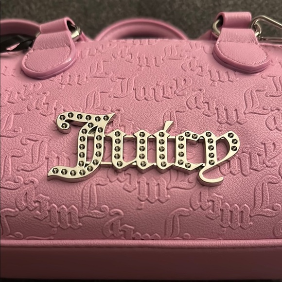 Juicy Couture Fondant Pink Semi Charmed Satchel Bag - Picture 4 of 14